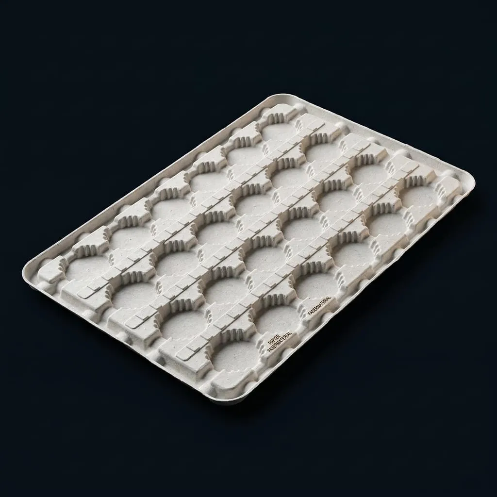 Fasergusstrays Papier-Kavitätentray